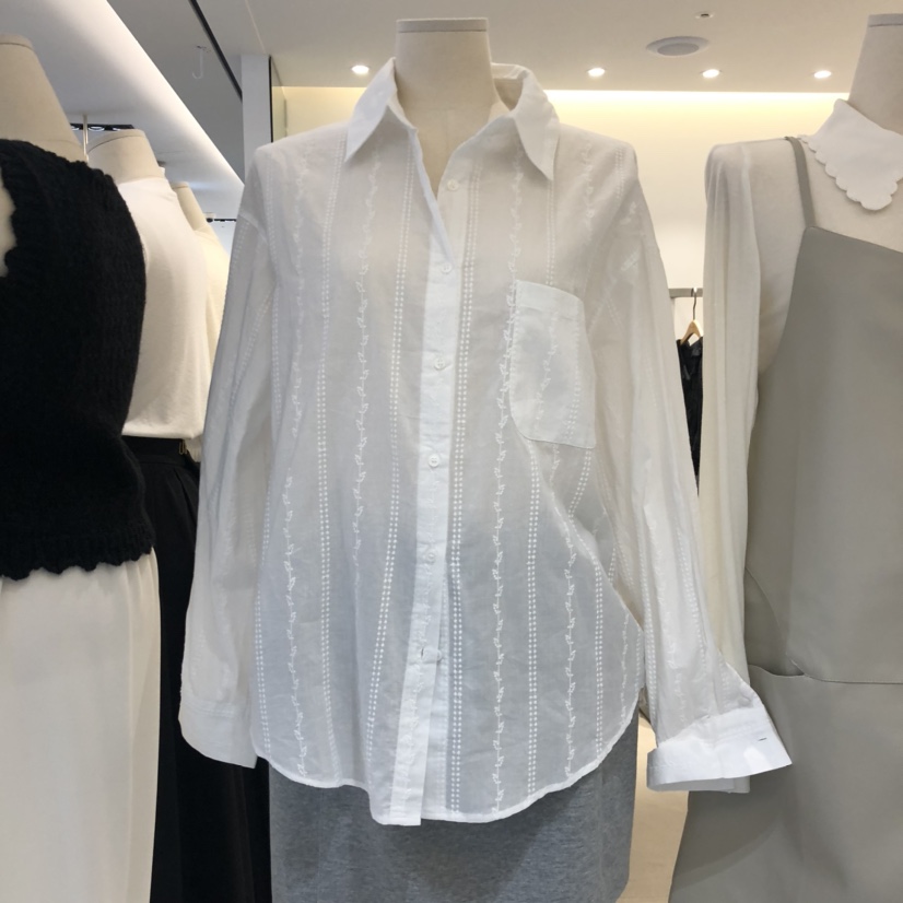 RICH SISTER韓國直郵㊣女裝新品25秋冬休閑真品襯衫蕾絲衫RICH SISTER襯衫/蕾絲衫