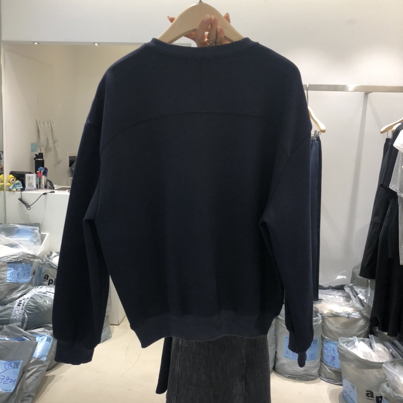 RICH SISTER韓國直郵㊣女士新品人氣衛衣不含內搭拉鏈棉質圓領RICH SISTER衛衣