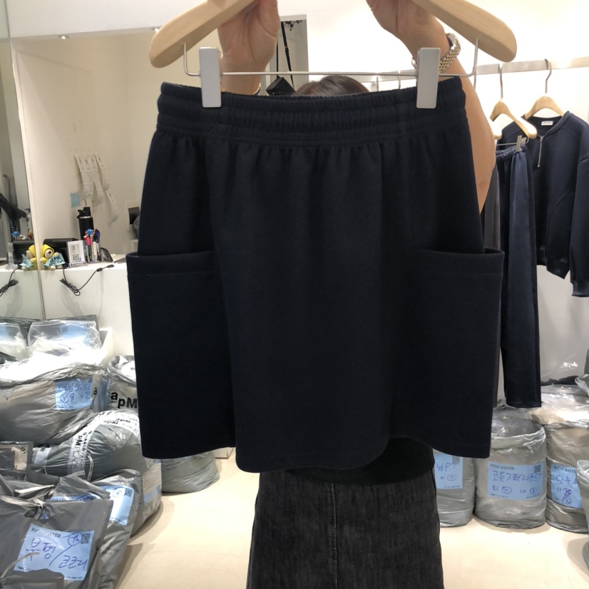 RICH SISTER韓國代購㊣女士新款休閑職業熱賣人氣短裙口袋RICH SISTER短裙