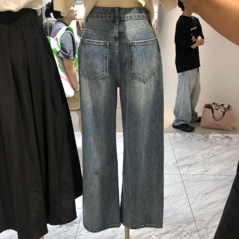 RICH SISTER韓國直郵㊣女裝新品真品熱賣時尚人氣休閑牛仔褲RICH SISTER牛仔褲