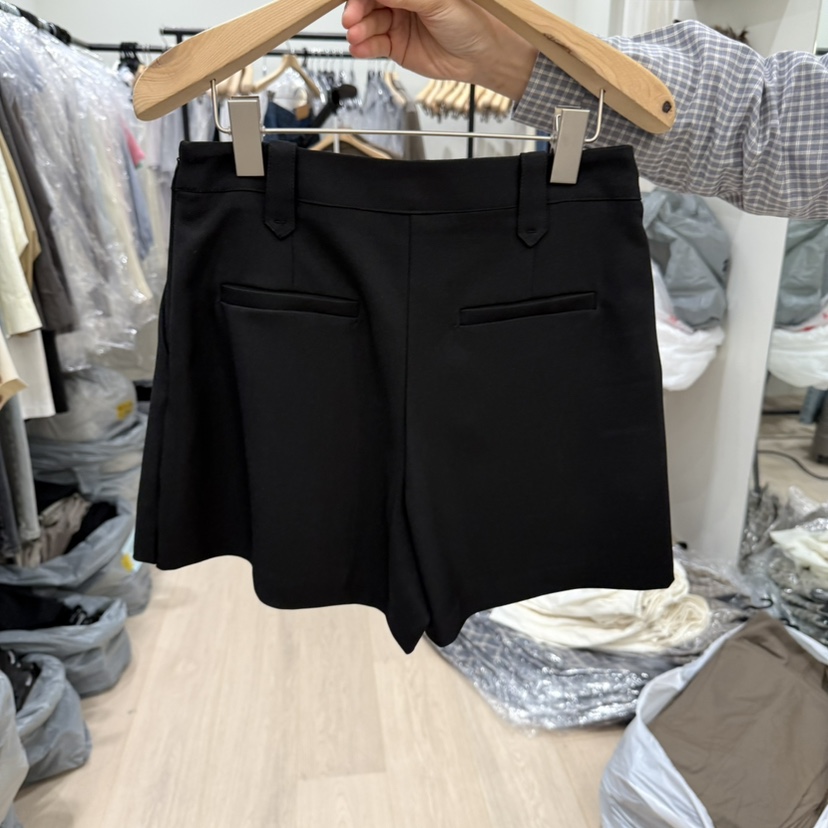 NOTTINGHAM東大門㊣直郵女裝新品職業25秋冬推薦時尚短褲羊毛NOTTINGHAM短褲
