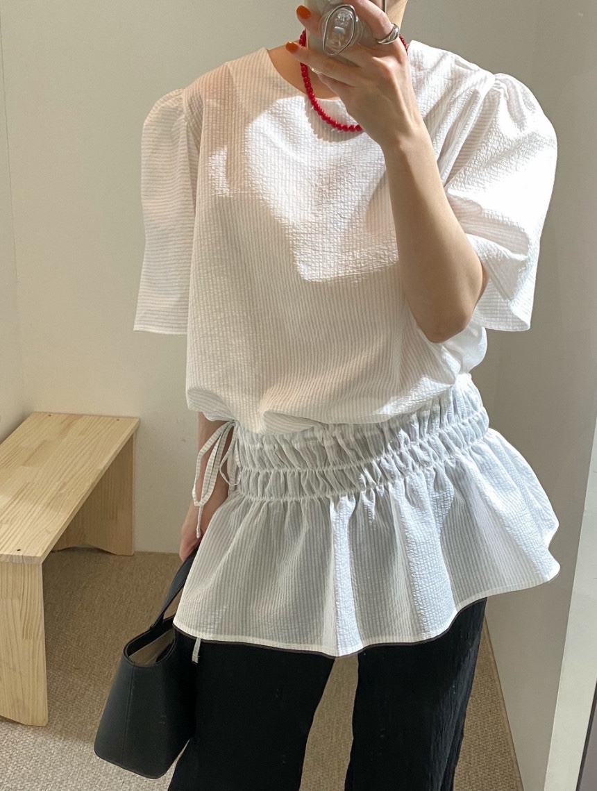 DAMBER韓國直郵㊣女士新品職業熱賣真品推薦時尚襯衫蕾絲衫DAMBER襯衫/蕾絲衫