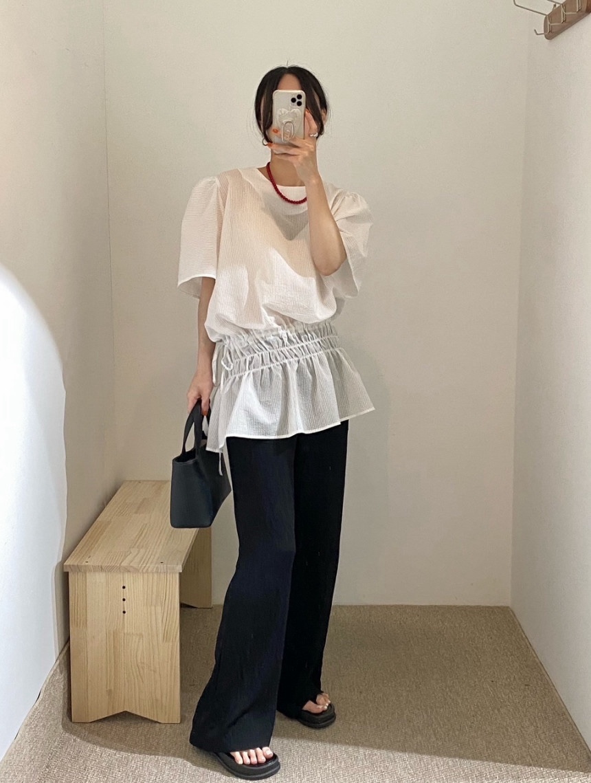 DAMBER韓國直郵㊣女士新品職業熱賣真品推薦時尚襯衫蕾絲衫DAMBER襯衫/蕾絲衫