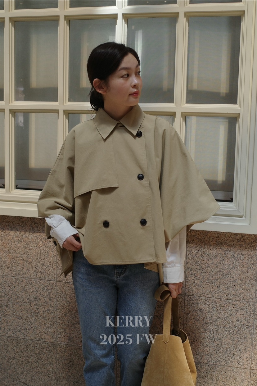 KERRY東大門㊣直郵女士新款熱賣休閑時尚推薦職業25秋冬夾克斗篷KERRY夾克