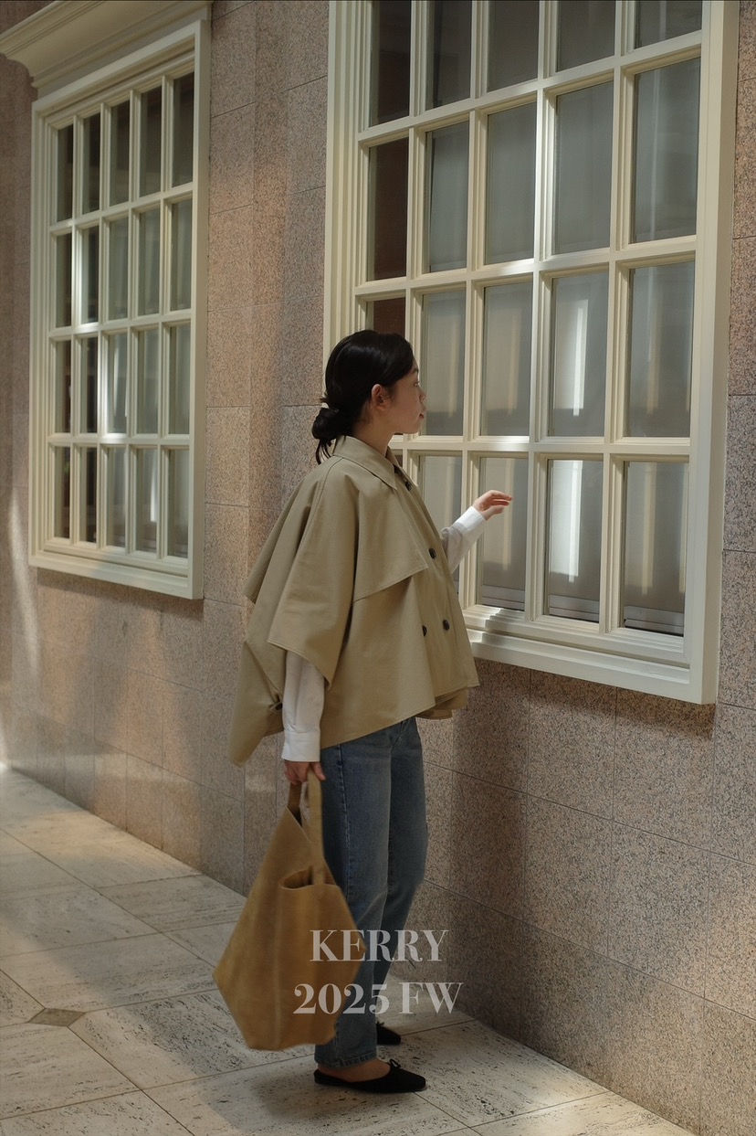KERRY東大門㊣直郵女士新款熱賣休閑時尚推薦職業25秋冬夾克斗篷KERRY夾克