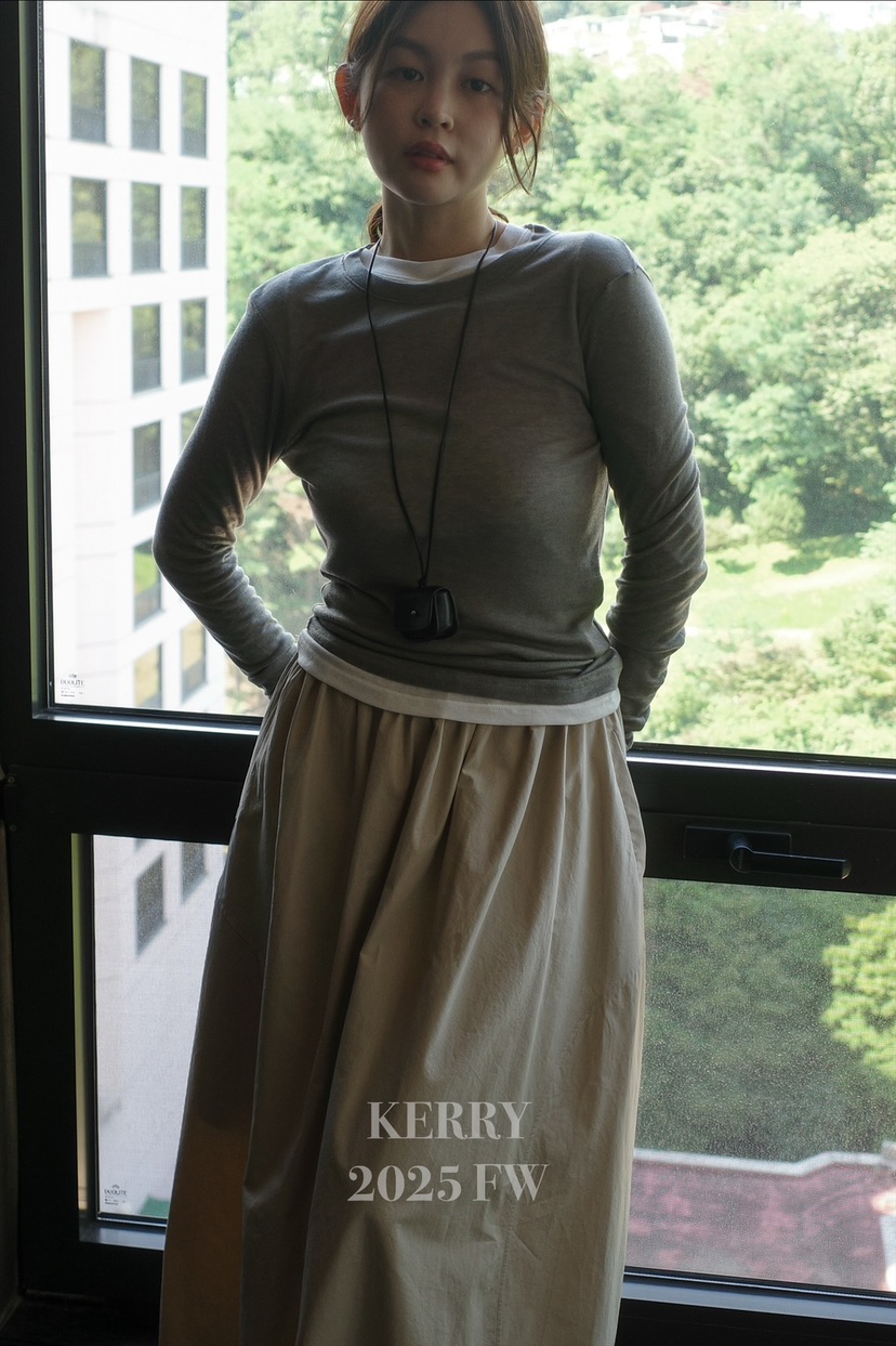 KERRY東大門㊣代購女裝新款人氣熱賣時尚職業25秋冬推薦長裙KERRY長裙