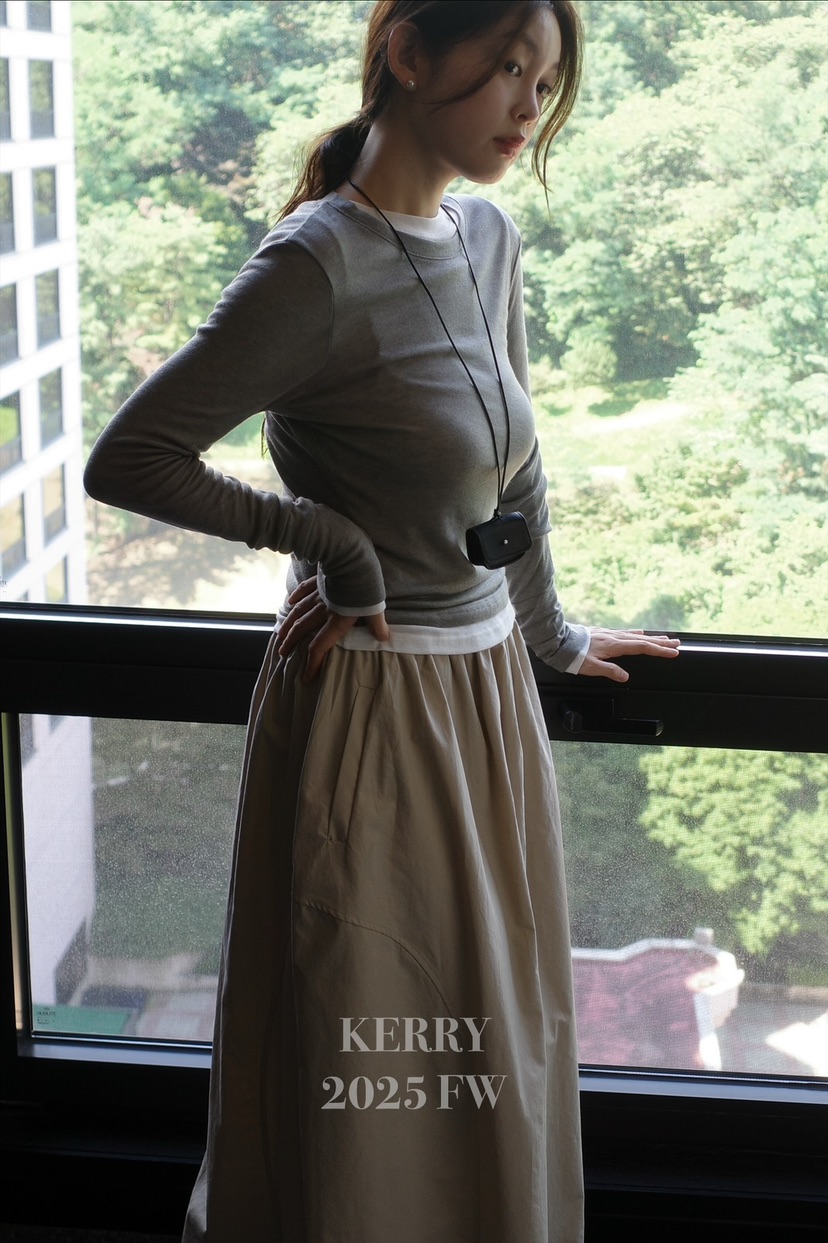 KERRY東大門㊣代購女裝新款人氣熱賣時尚職業25秋冬推薦長裙KERRY長裙
