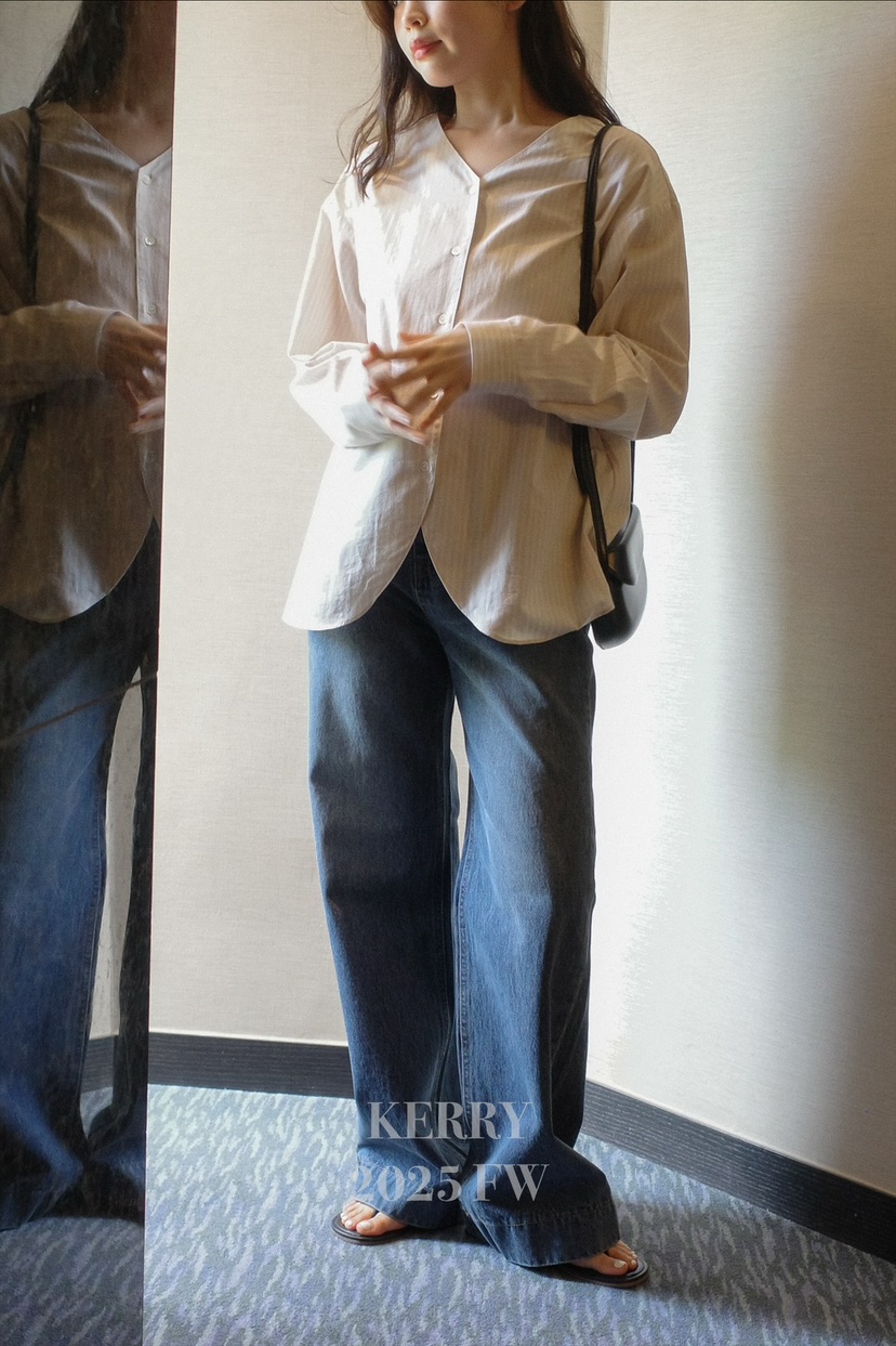 KERRY東大門㊣代購女士新款休閑真品推薦25秋冬人氣職業牛仔褲KERRY牛仔褲