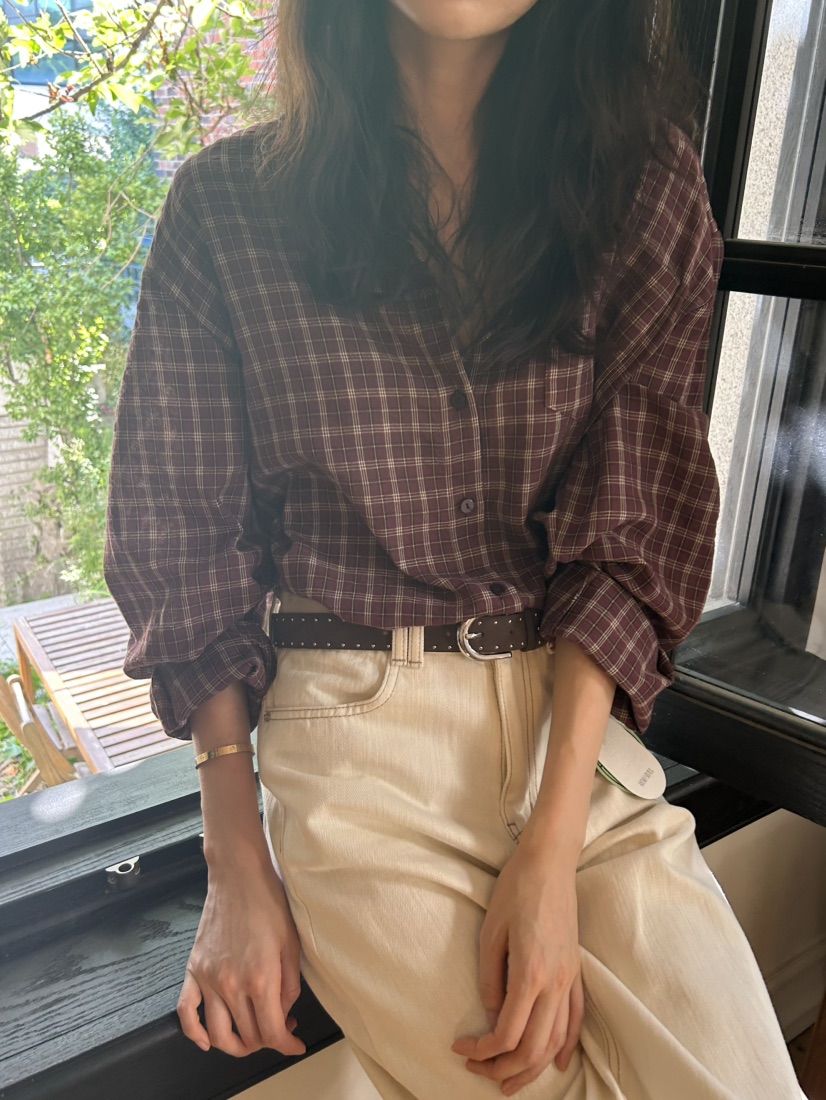ME MO東大門㊣代購女士新品人氣熱賣推薦襯衫蕾絲衫格紋海軍ME MO襯衫/蕾絲衫