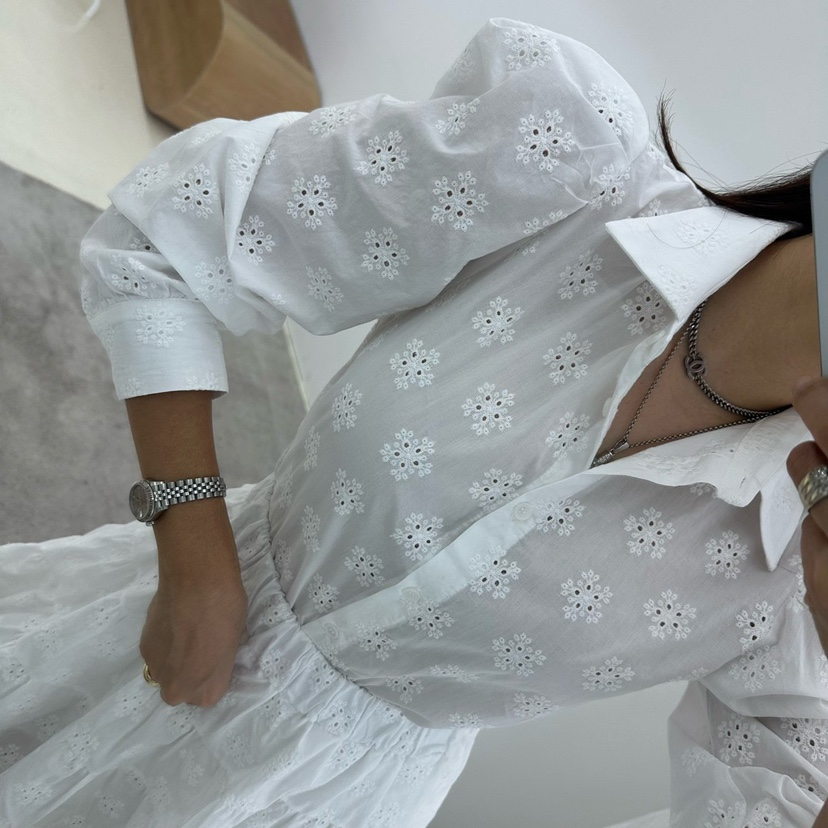SOUIT韓國代購㊣女裝新款推薦真品熱賣25秋冬人氣襯衫蕾絲衫SOUIT by mabel-L襯衫/蕾絲衫