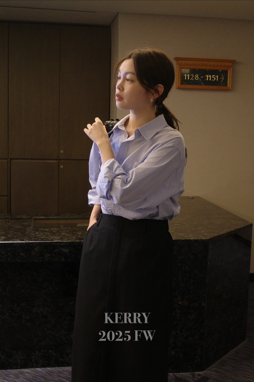 KERRY東大門㊣代購女裝新款職業25秋冬真品熱賣襯衫蕾絲衫水洗KERRY襯衫/蕾絲衫