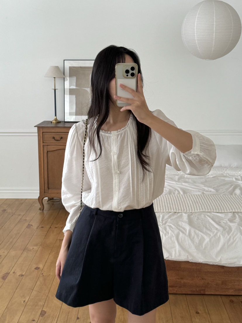 TIZZI韓國直郵㊣女士新品推薦人氣熱賣時尚休閑職業襯衫蕾絲衫TIZZI襯衫/蕾絲衫