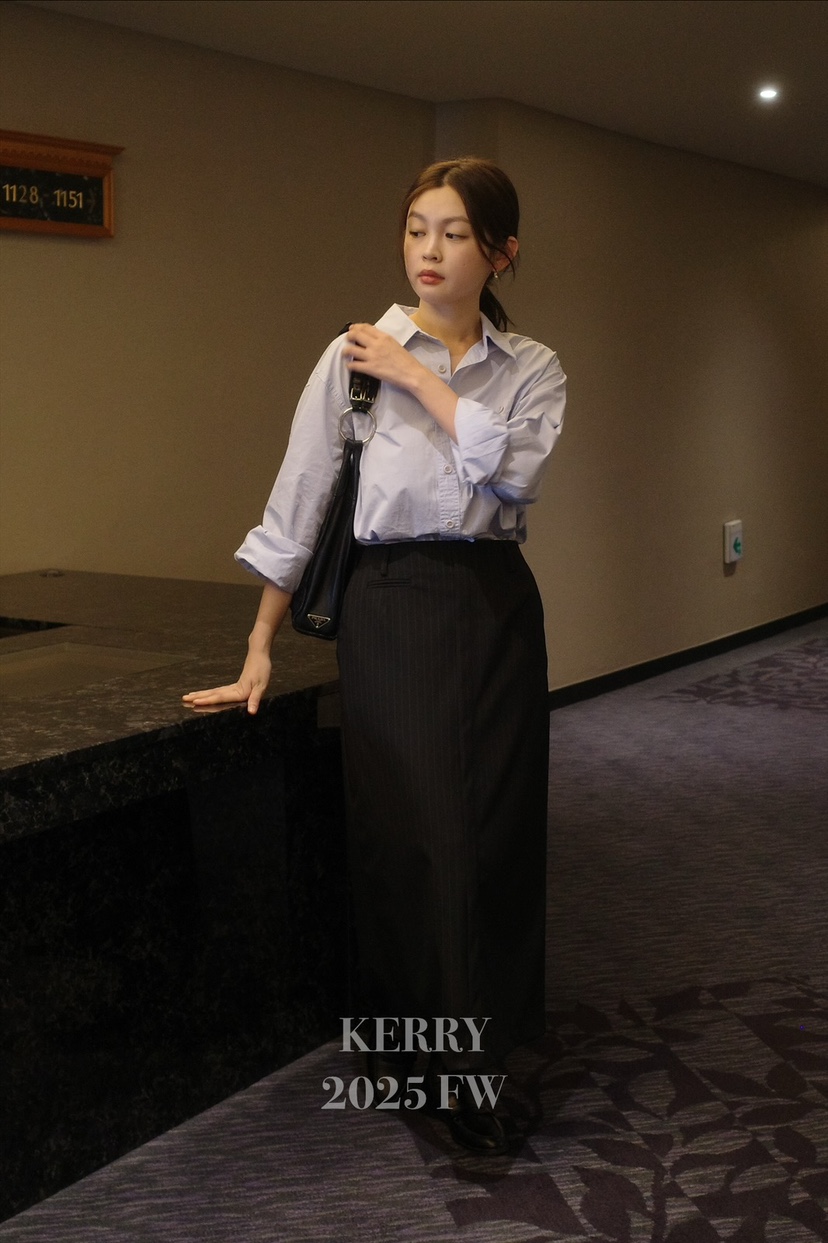 KERRY東大門㊣直郵女士新款真品25秋冬人氣熱賣休閑推薦長裙KERRY長裙