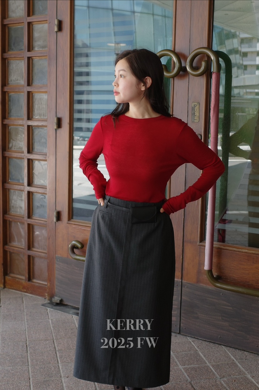 KERRY東大門㊣直郵女士新款真品25秋冬人氣熱賣休閑推薦長裙KERRY長裙