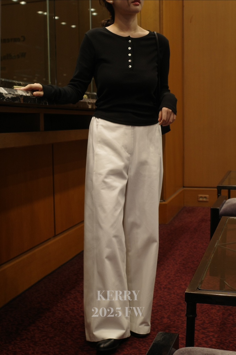 KERRY韓國代購㊣女士新款真品時尚職業25秋冬熱賣推薦長袖T恤KERRY長袖T恤