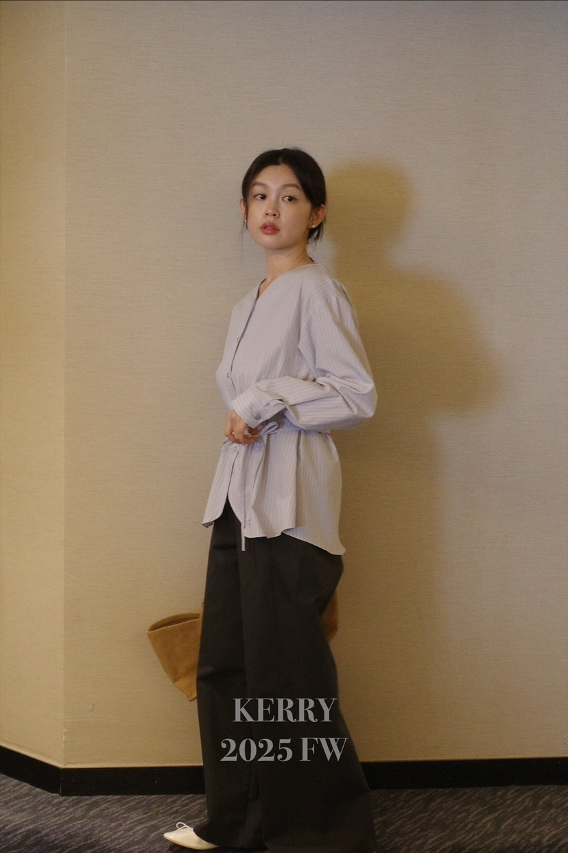 KERRY東大門㊣代購女裝新款熱賣推薦人氣25秋冬職業襯衫蕾絲衫KERRY襯衫/蕾絲衫