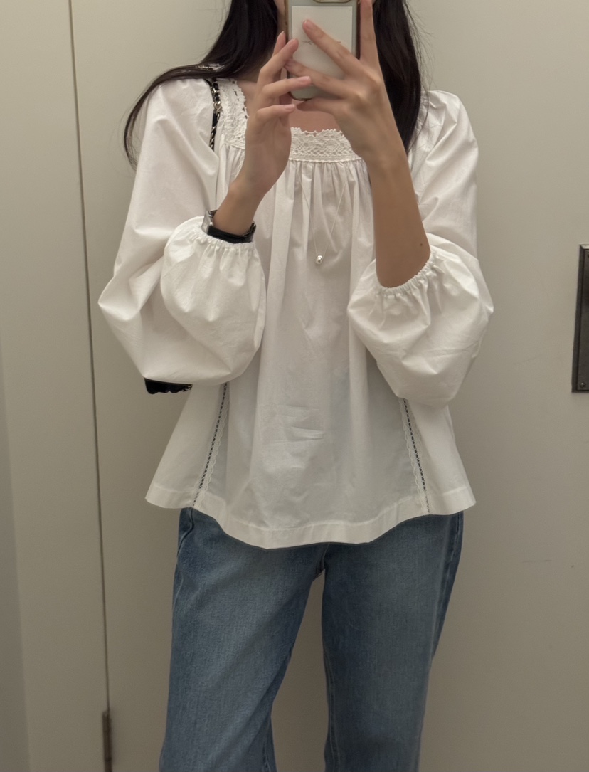 TIZZI韓國直郵㊣女士新品熱賣25秋冬時尚真品職業襯衫蕾絲衫TIZZI襯衫/蕾絲衫