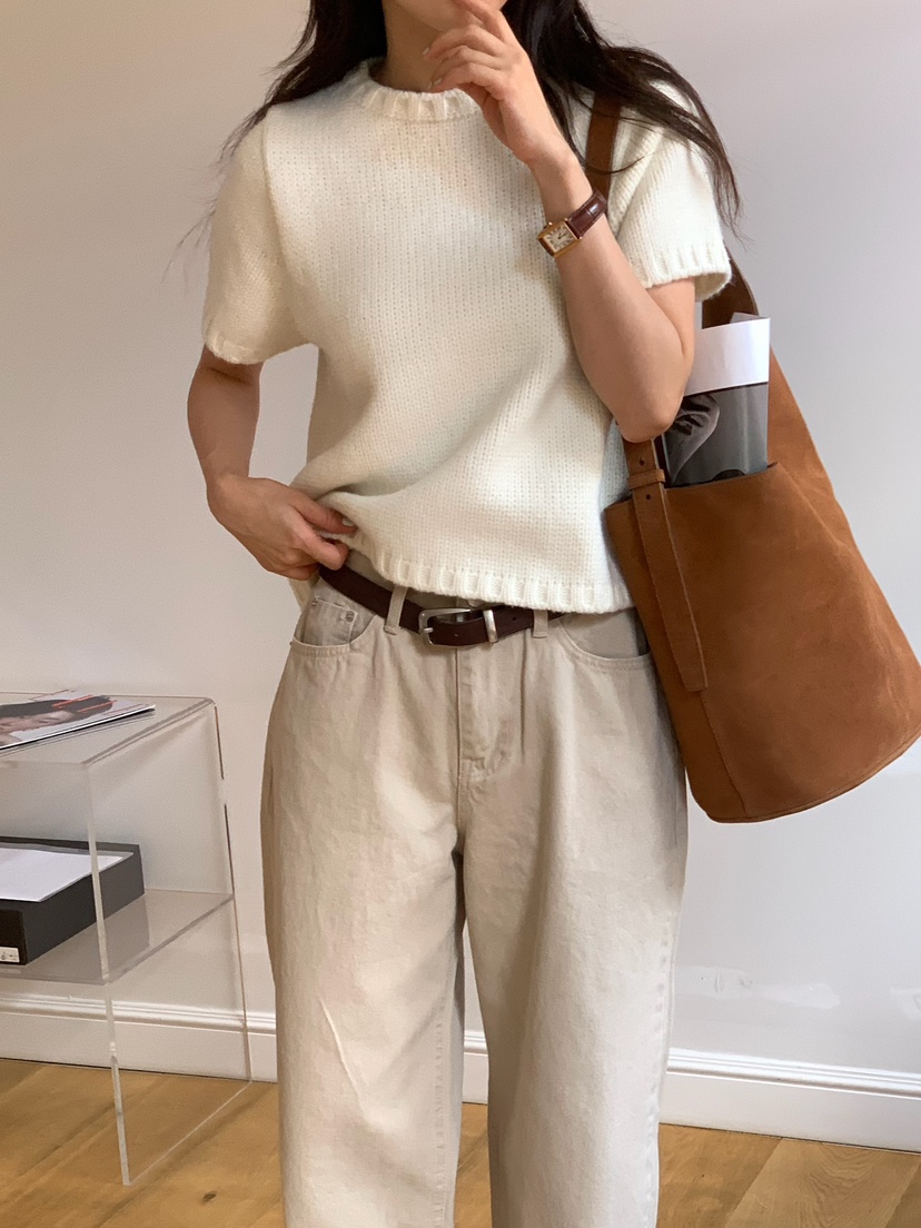 BLEECKER韓國直郵㊣女裝新款真品25秋冬人氣休閑職業針織衫BLEECKER針織衫