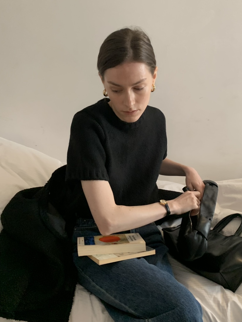 BLEECKER韓國直郵㊣女裝新款真品25秋冬人氣休閑職業針織衫BLEECKER針織衫