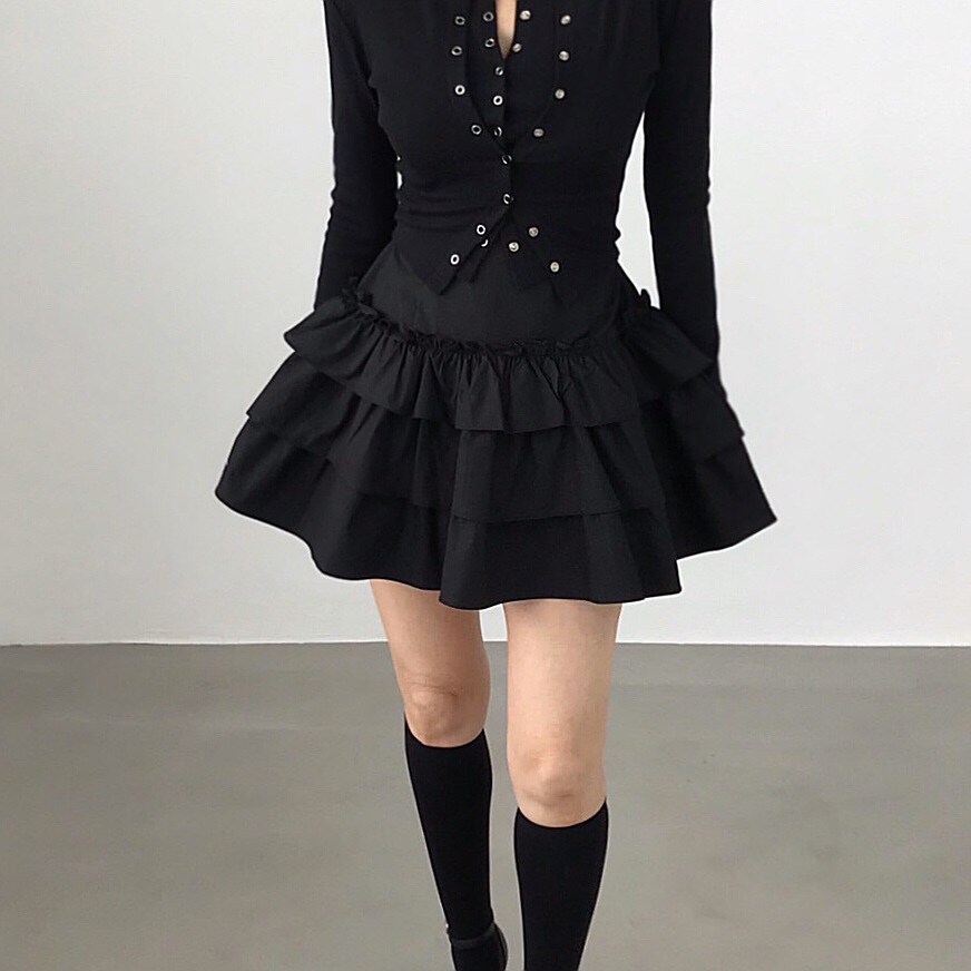 2TWO MOON韓國代購㊣女士新品熱賣時尚休閑真品人氣職業短裙2TWO MOON短裙圖色3