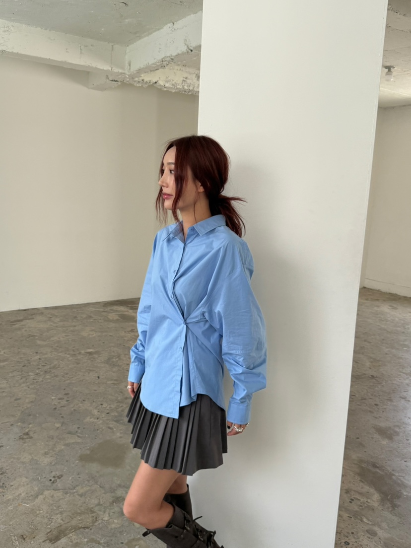 OVER NEAR東大門㊣實拍女士新款職業推薦休閑人氣襯衫蕾絲衫OVER NEAR襯衫/蕾絲衫