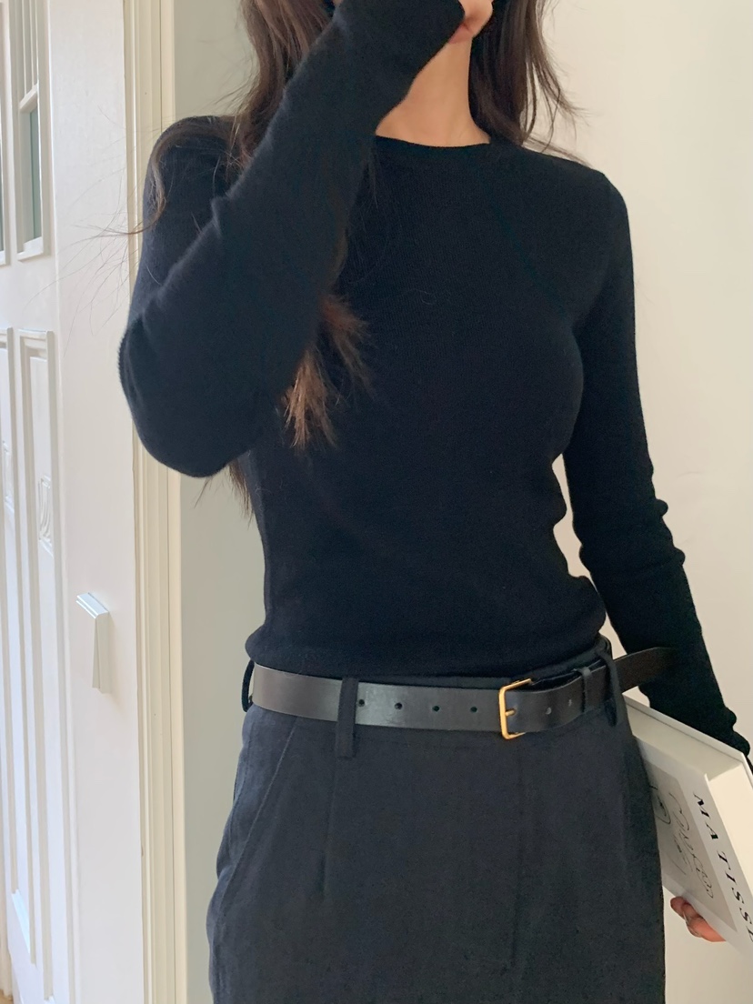 BLEECKER韓國代購㊣女士新款人氣推薦真品時尚熱賣休閑針織衫BLEECKER針織衫
