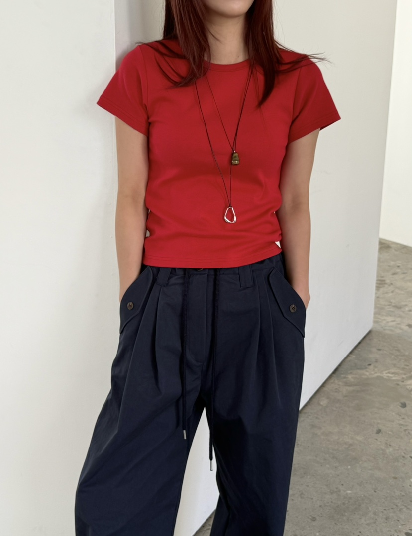 OVER NEAR東大門㊣實拍女裝新品25秋冬休閑職業熱賣時尚T恤OVER NEART恤