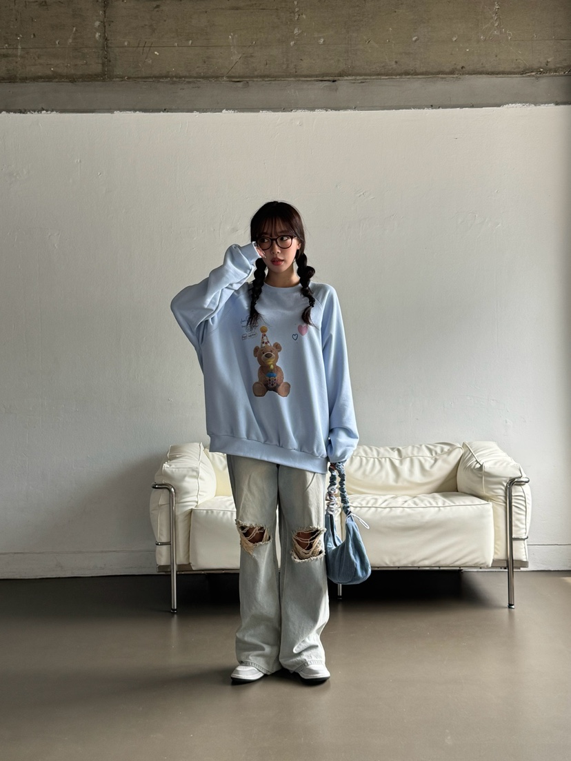 TOLL韓國代購㊣女裝新款職業真品人氣25秋冬推薦時尚休閑衛衣TOLL衛衣