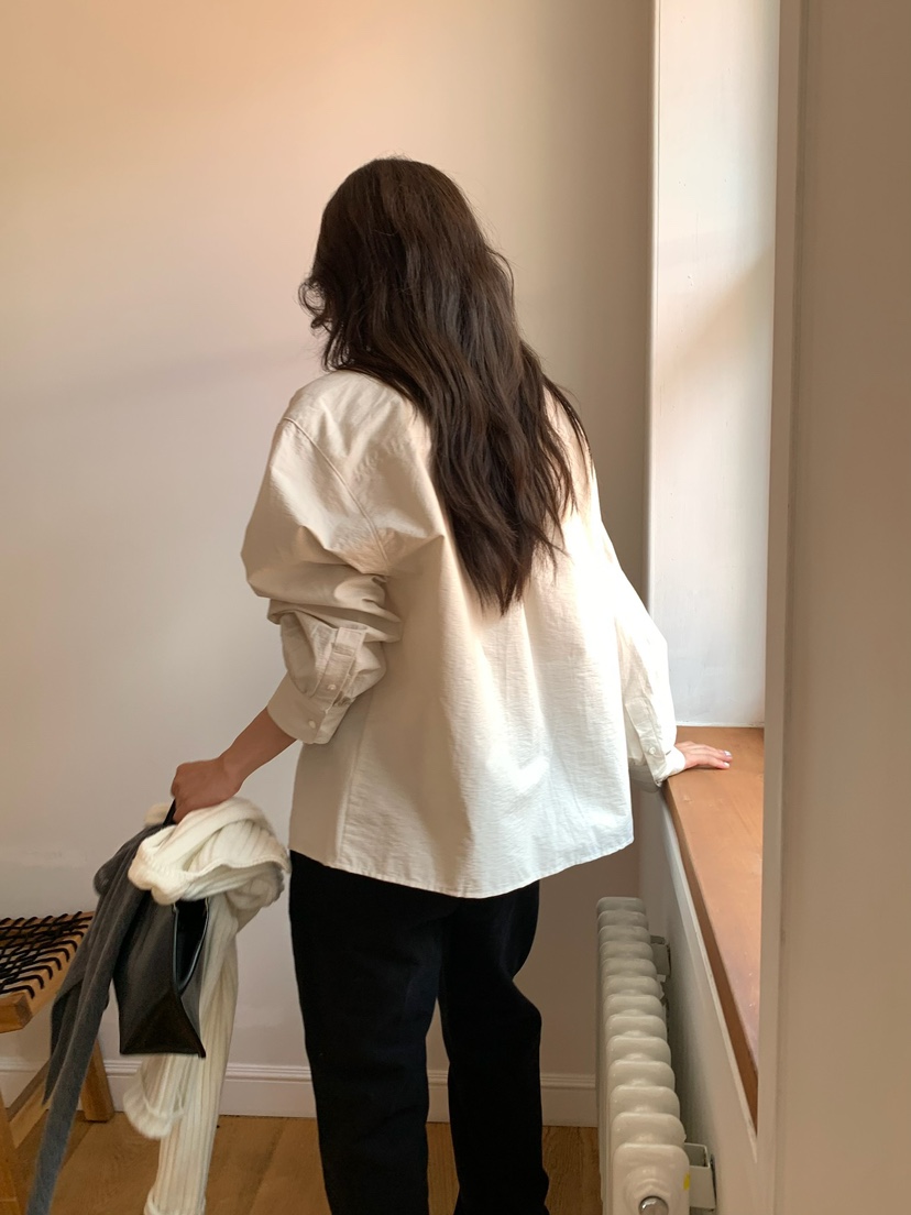 BLEECKER韓國代購㊣女裝新品時尚25秋冬真品熱賣襯衫蕾絲衫BLEECKER襯衫/蕾絲衫