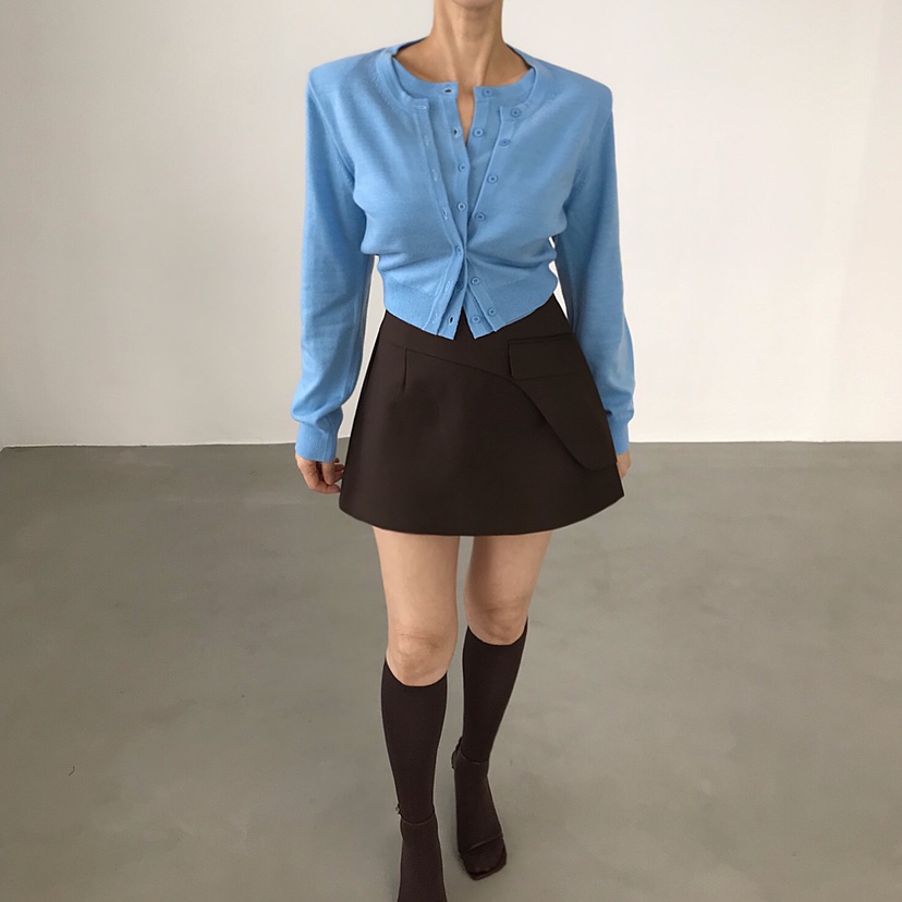 2TWO MOON東大門㊣代購女士新款熱賣職業時尚25秋冬針織衫開衫2TWO MOON針織衫圖色4