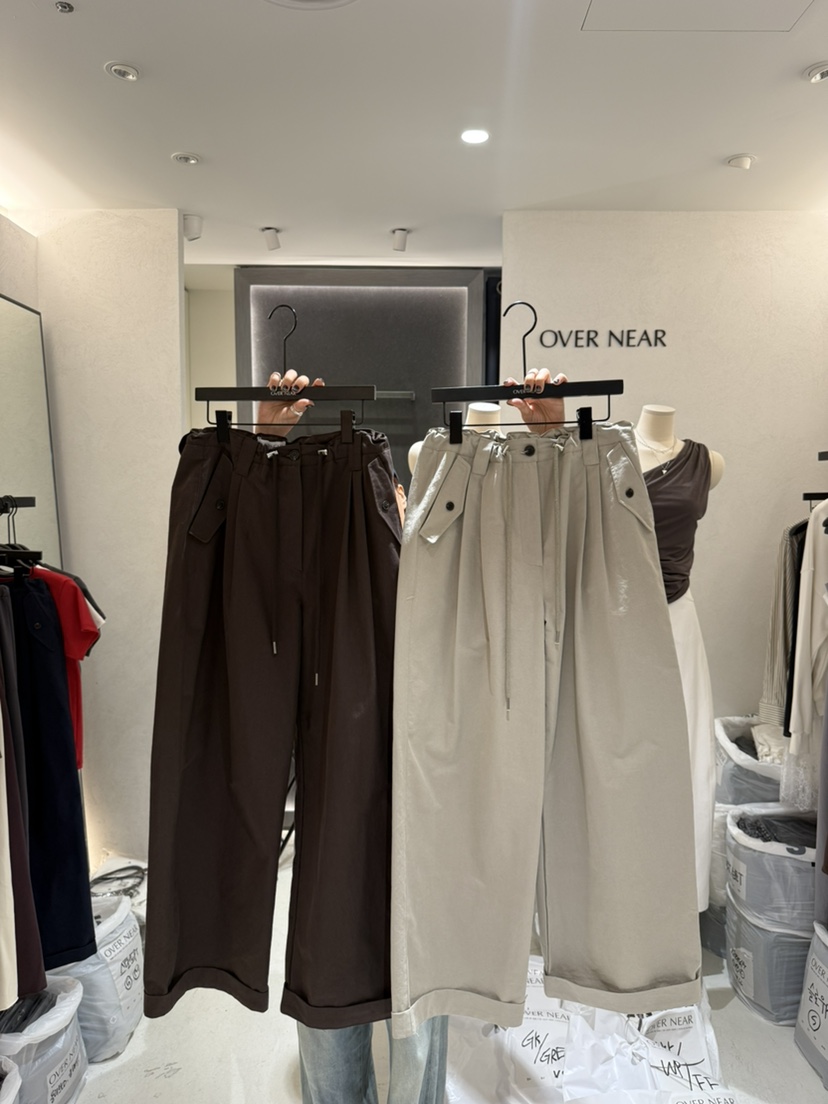 OVER NEAR東大門㊣實拍女士新品25秋冬人氣休閑推薦休閑褲OVER NEAR休閑褲