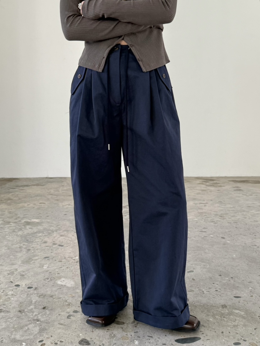 OVER NEAR東大門㊣實拍女士新品25秋冬人氣休閑推薦休閑褲OVER NEAR休閑褲
