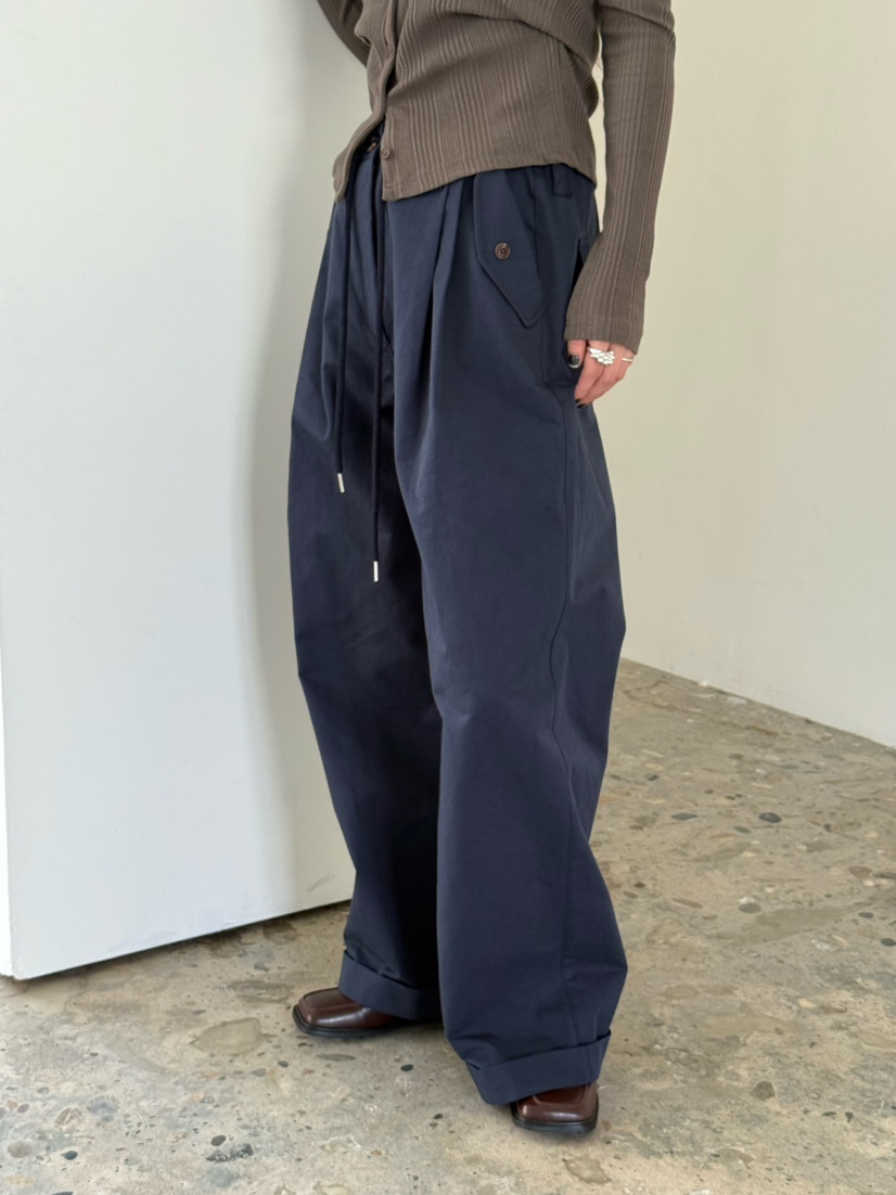 OVER NEAR東大門㊣實拍女士新品25秋冬人氣休閑推薦休閑褲OVER NEAR休閑褲