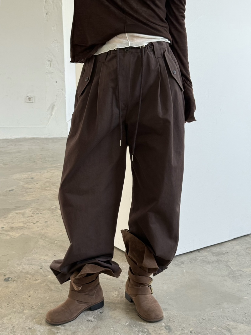 OVER NEAR東大門㊣實拍女士新品25秋冬人氣休閑推薦休閑褲OVER NEAR休閑褲