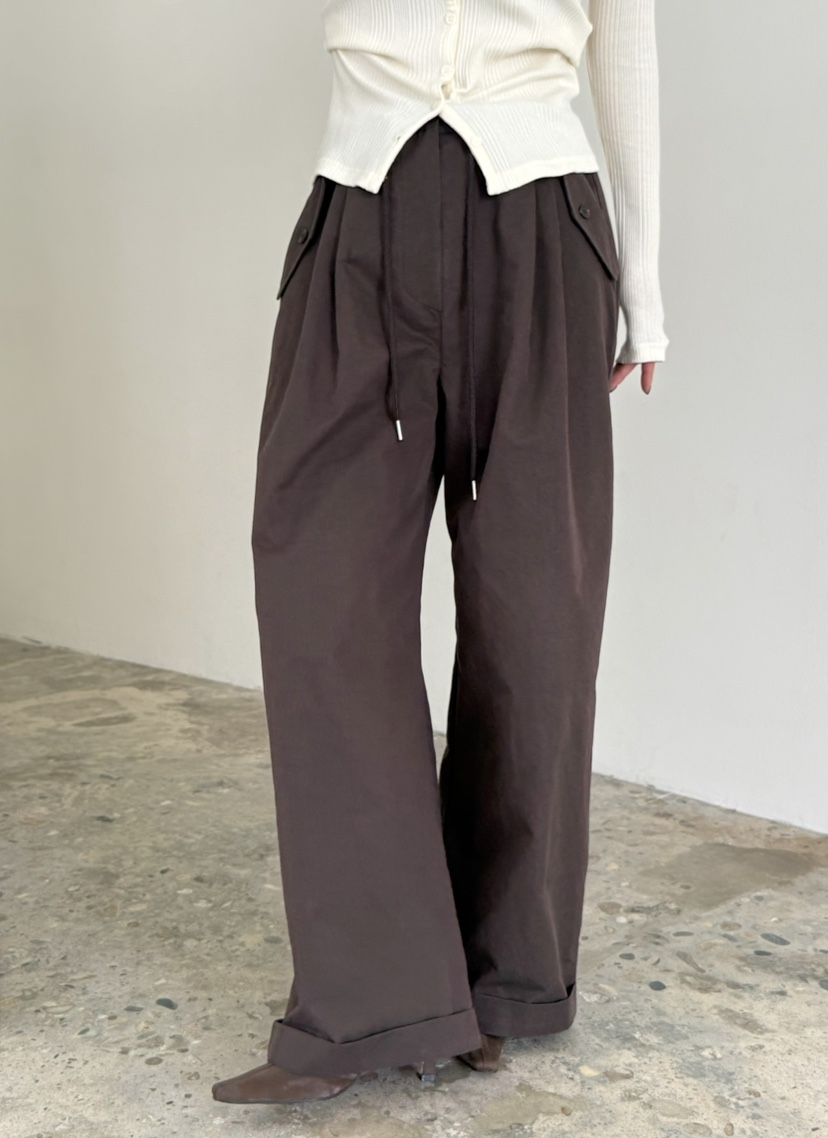OVER NEAR東大門㊣實拍女士新品25秋冬人氣休閑推薦休閑褲OVER NEAR休閑褲圖色2