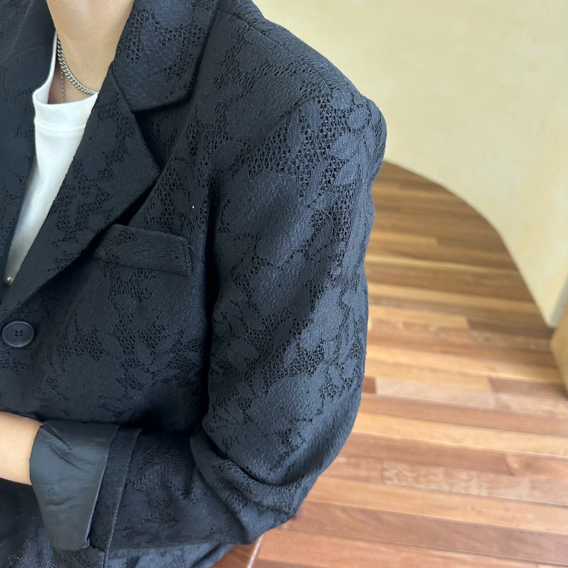 SOUIT韓國代購㊣女裝新款真品25秋冬推薦時尚熱賣人氣職業夾克SOUIT by mabel-L夾克