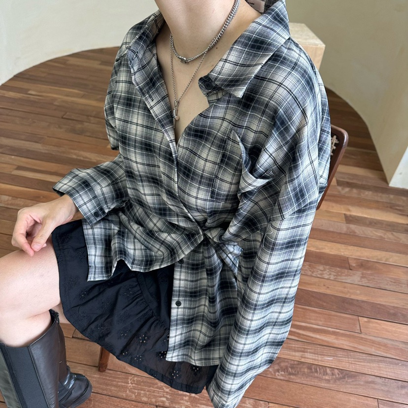 SOUIT東大門㊣代購女士新品休閑職業熱賣推薦人氣襯衫蕾絲衫SOUIT by mabel-L襯衫/蕾絲衫