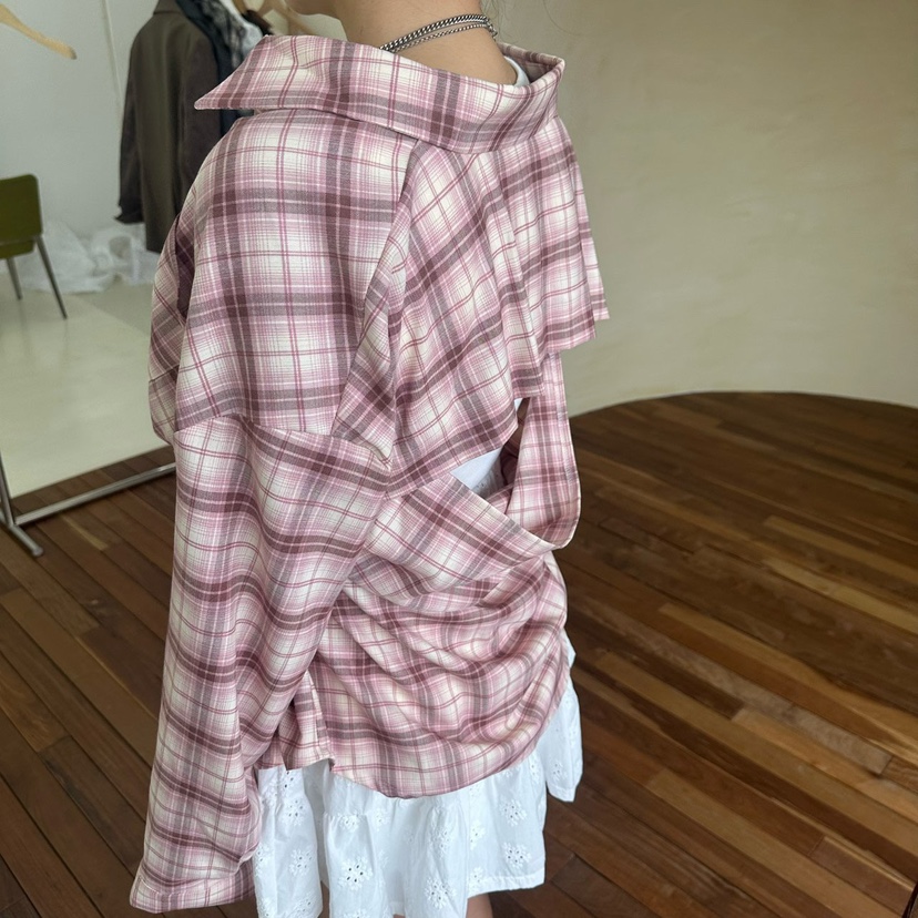 SOUIT東大門㊣代購女士新品休閑職業熱賣推薦人氣襯衫蕾絲衫SOUIT by mabel-L襯衫/蕾絲衫