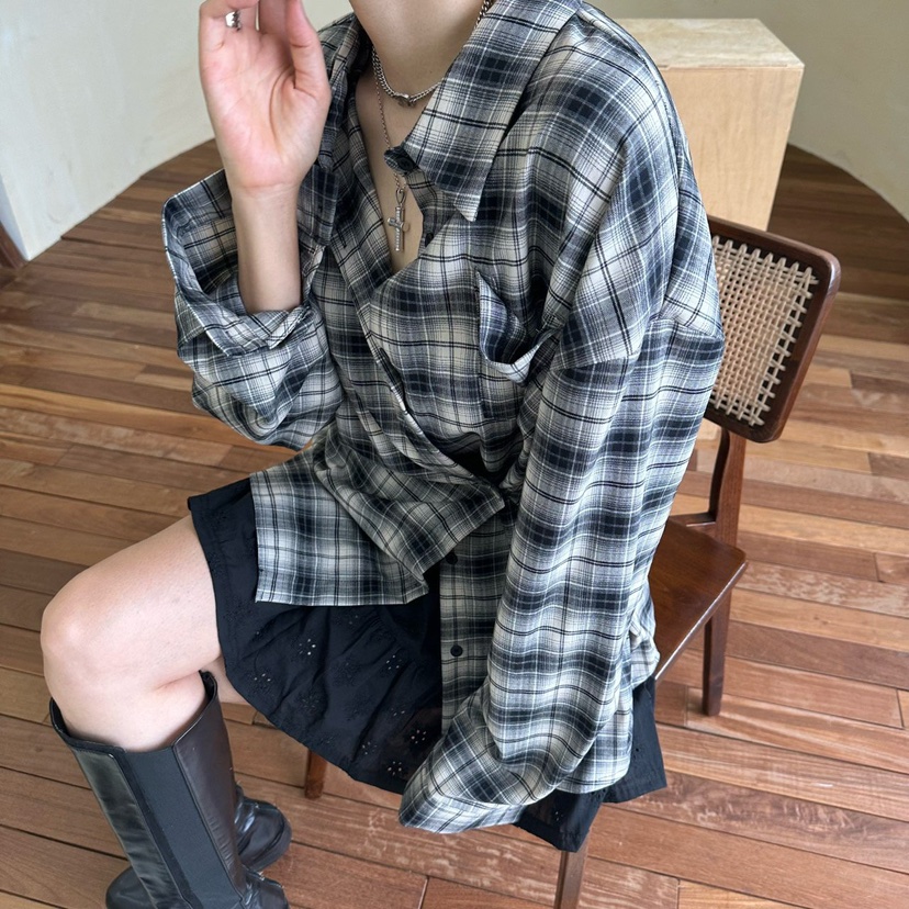 SOUIT東大門㊣代購女士新品休閑職業熱賣推薦人氣襯衫蕾絲衫SOUIT by mabel-L襯衫/蕾絲衫