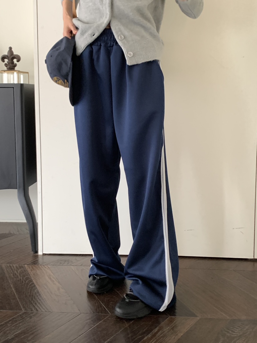 FRILL-T韓國代購㊣女裝新款真品人氣熱賣休閑時尚休閑褲蕾絲FRILL-T休閑褲圖色1