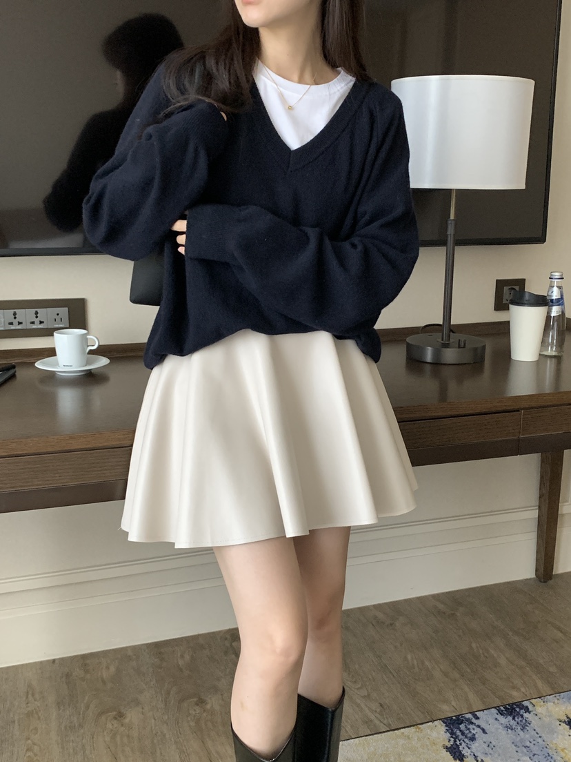 FRILL-T東大門㊣代購女士新品人氣熱賣25秋冬推薦時尚短裙FRILL-T短裙圖色1