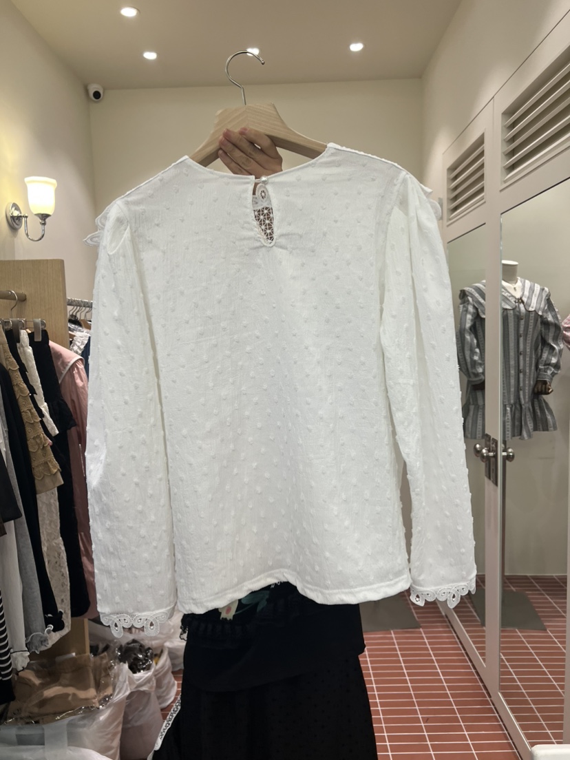 BE&amp;BE韓國代購㊣女裝新款時尚真品25秋夏推薦襯衫蕾絲衫BE&be襯衫/蕾絲衫