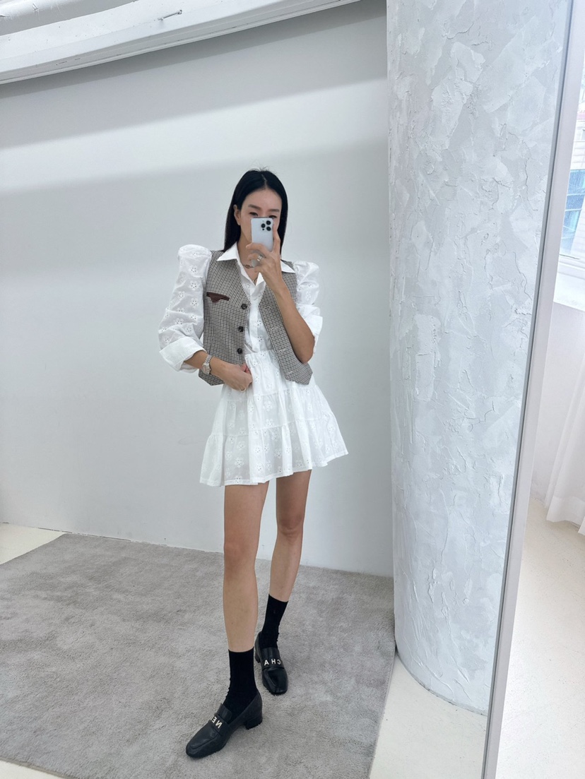 SOUIT韓國代購㊣女士新款25秋夏職業休閑熱賣人氣時尚真品馬甲SOUIT by mabel-L馬甲