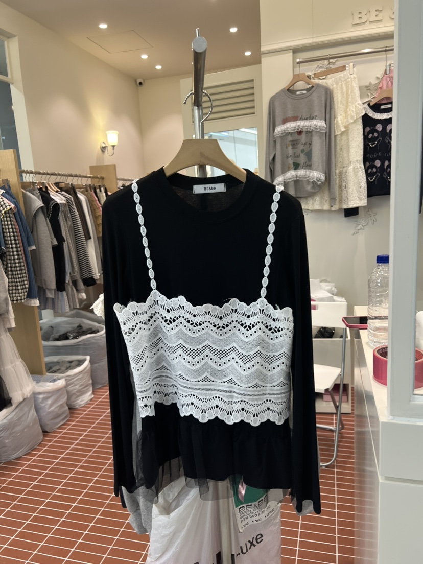 BE&BE東大門㊣實拍女士新品時尚職業真品休閑熱賣長袖T恤BE&be長袖T恤圖色5