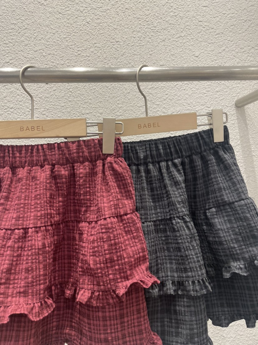BABEL東大門㊣實拍女裝新品休閑人氣職業真品熱賣時尚短裙格紋BABEL短裙