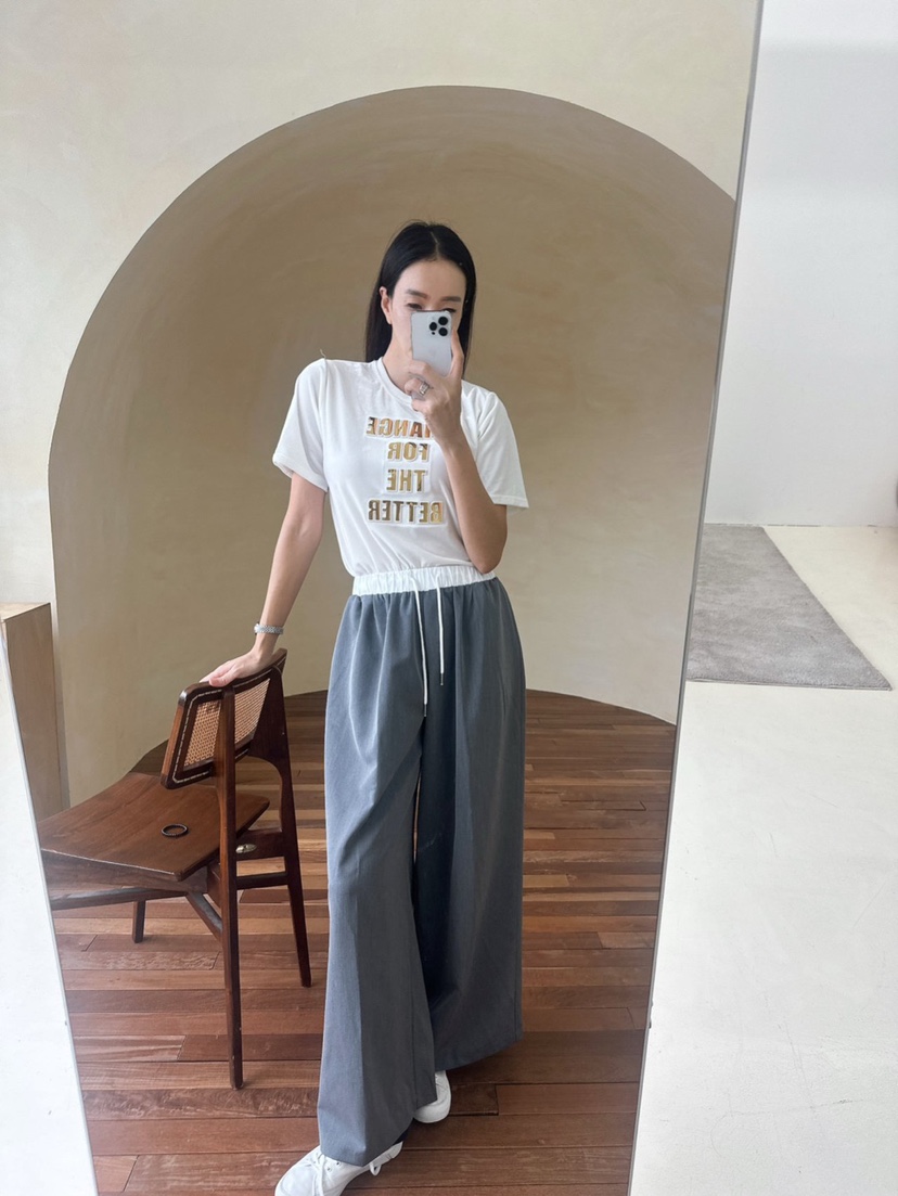 SOUIT韓國直郵㊣女士新品時尚職業休閑人氣真品推薦T恤天鵝絨SOUIT by mabel-LT恤