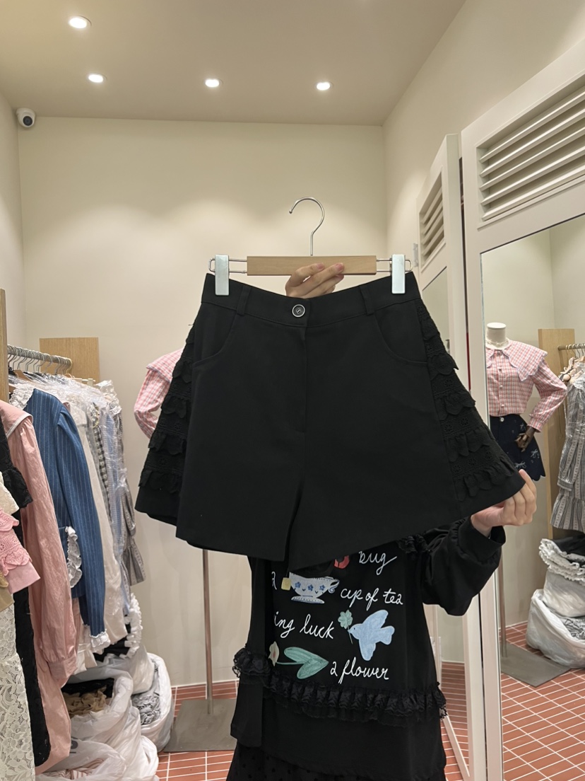 BE&amp;BE東大門㊣直郵女裝新款休閑人氣熱賣時尚職業短褲BE&be短褲圖色3
