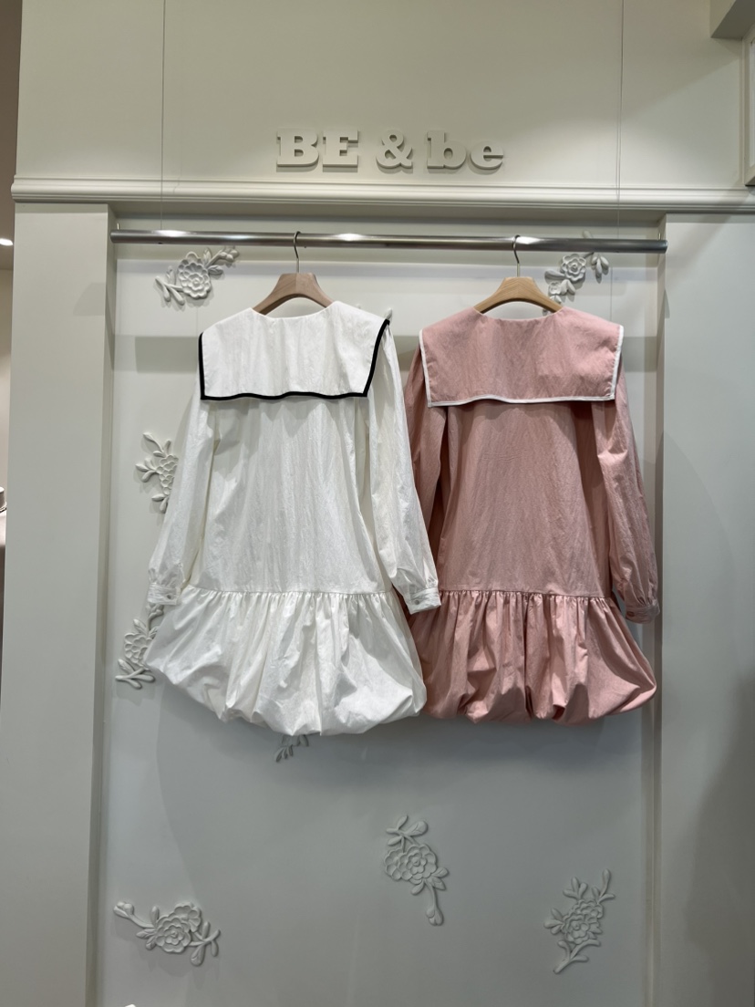 BE&amp;BE東大門㊣直郵女裝新款職業熱賣時尚人氣25秋夏連衣裙BE&be連衣裙