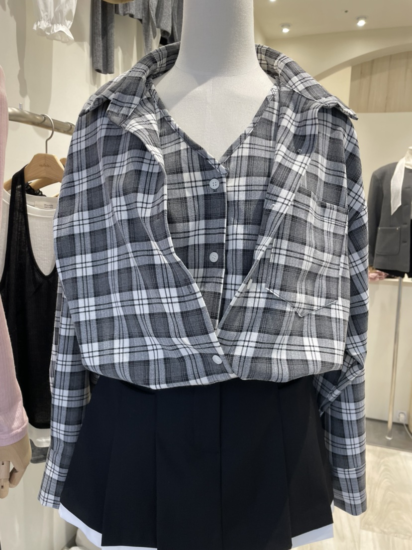 MUSK東大門㊣實拍女裝新品休閑人氣時尚熱賣推薦襯衫蕾絲衫MUSK襯衫/蕾絲衫圖色3