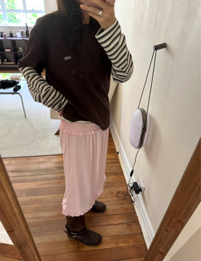 MURS韓國直郵㊣女裝新品休閑真品人氣時尚職業熱賣推薦長袖T恤MURS長袖T恤